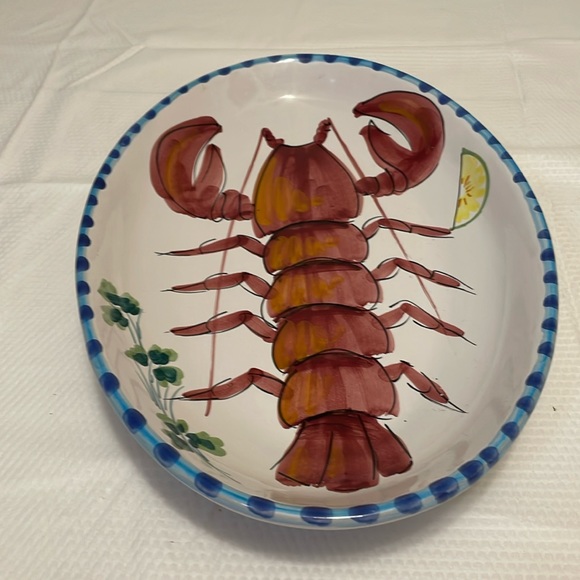 Vietri Other - Vietri Italian Pottery Lobster Bowl/Platter